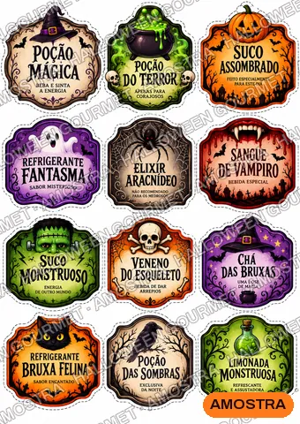 Página 12: Rótulos de bebidas